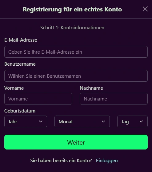 avantgarde casino registration deutschland